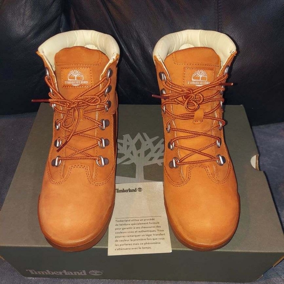 NIB TIMBERLAND TB0A1PL4 BURNT SIENNA CASUAL RUNNING FIELD BOOTS Size 7 Men's - Picture 6 of 10